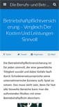 Mobile Screenshot of betriebshaftpflicht-betriebshaftpflichtversicherung.de
